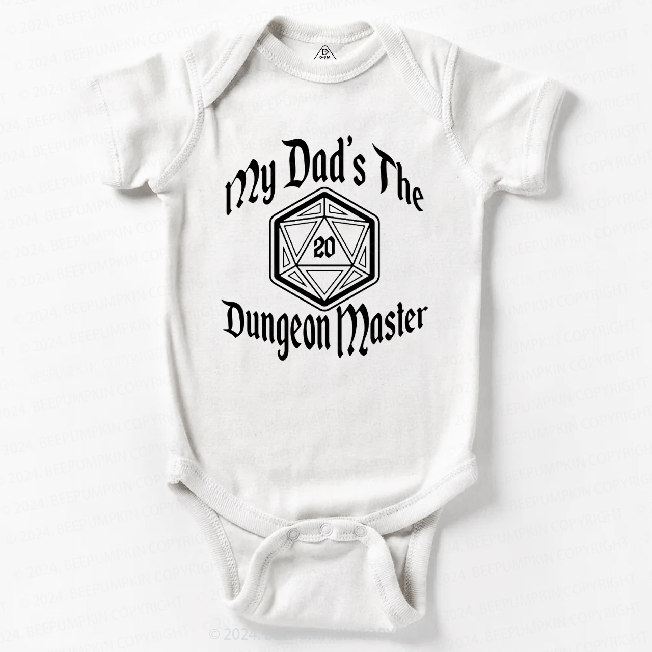My Dad's The DM Baby Bodysuit 7