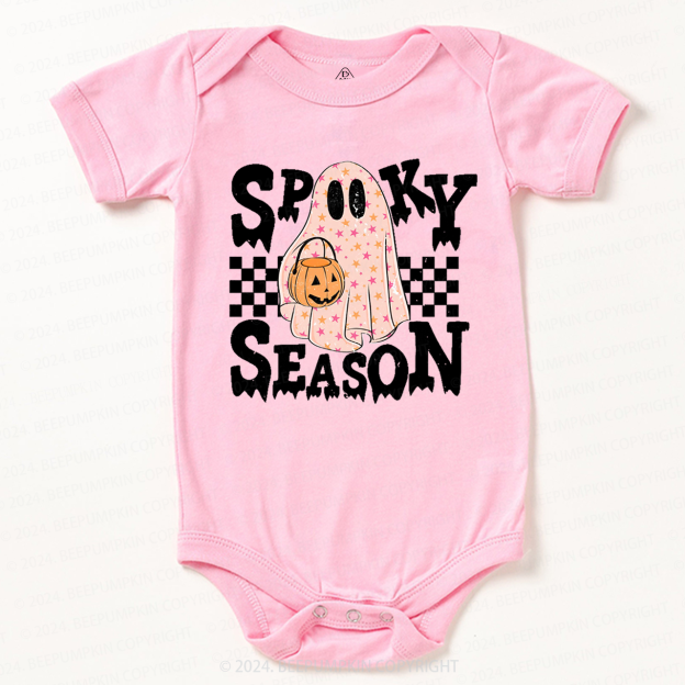 Happy Halloween Spooky Season Baby Bodysuits 