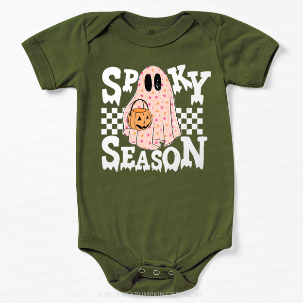Happy Halloween Spooky Season Baby Bodysuits 