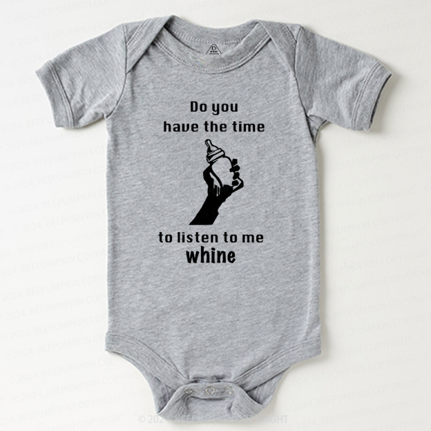 Pop Punk Listen To Me Whine Baby Bodysuit 8
