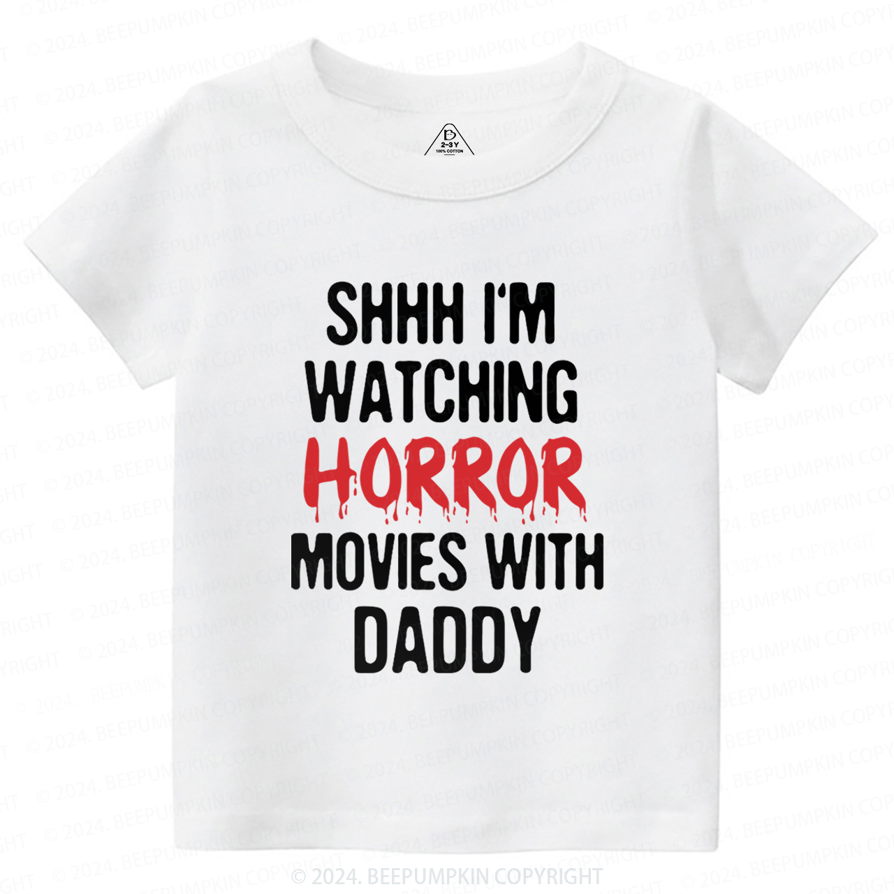 Personalized Horror Movies With XXX Toddler&Kids Tees 7