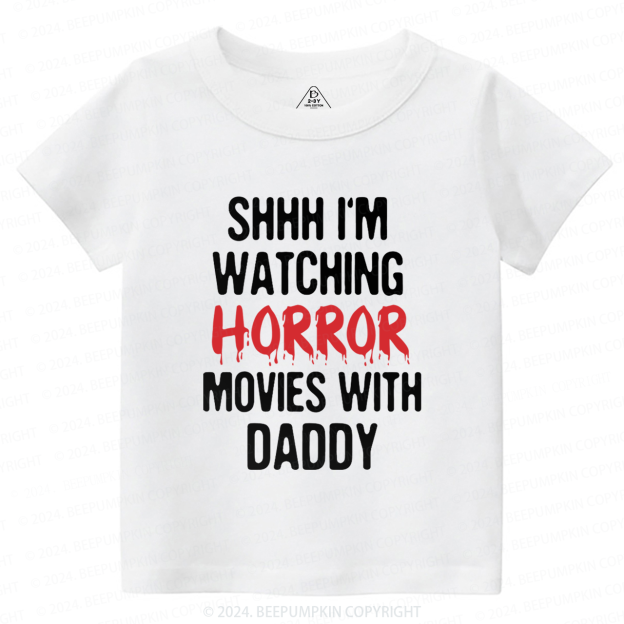 Personalized Horror Movies With XXX Toddler&Kids Tees 7