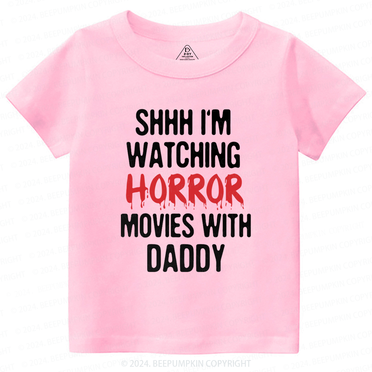 Personalized Horror Movies With XXX Toddler&Kids Tees 7