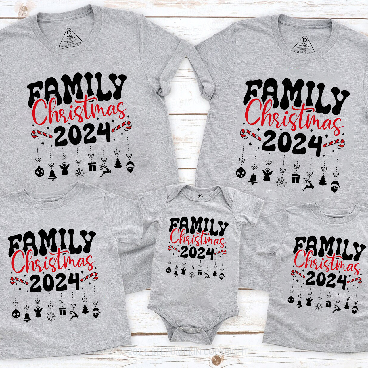 Christmas Family Reunion Matching T-Shirts Beepumpkin
