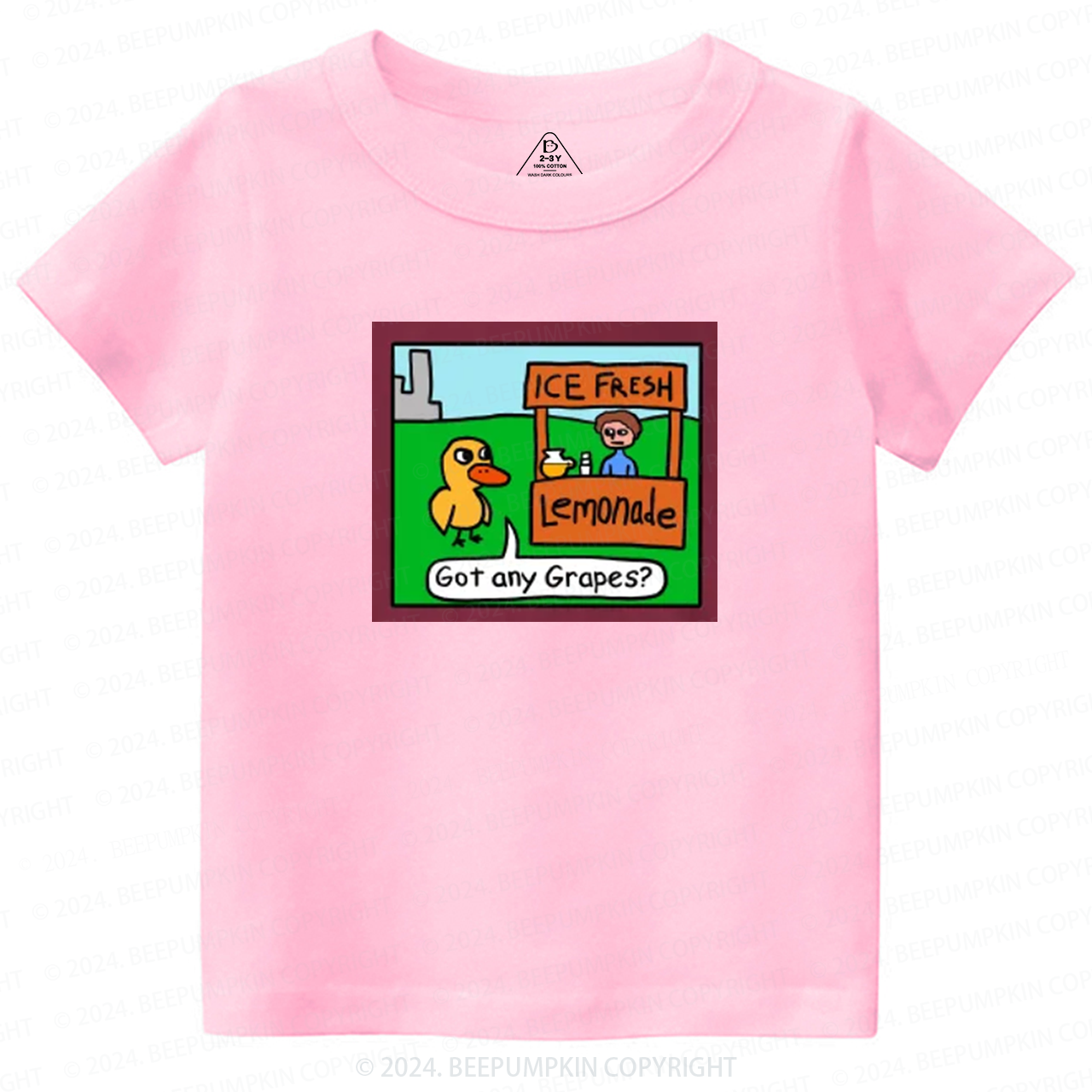 Cute Duck Animation Toddler&Kids Tees 8