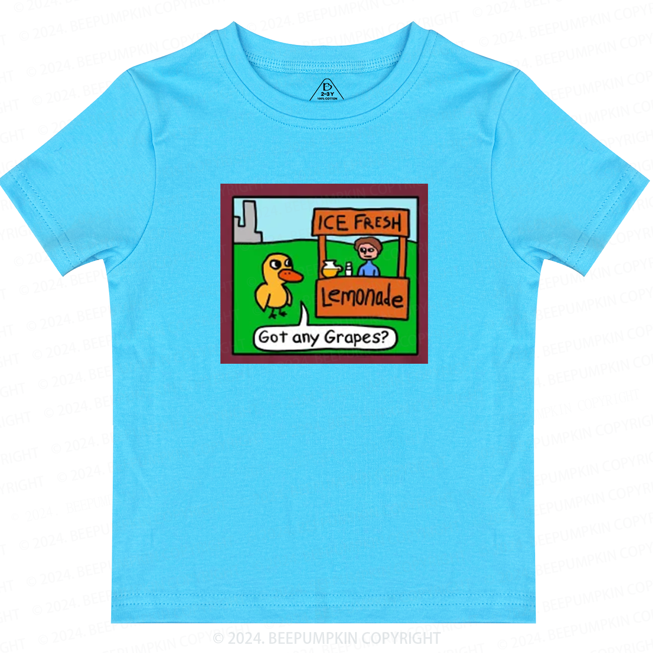 Cute Duck Animation Toddler&Kids Tees 8
