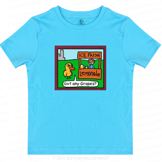 Cute Duck Animation Toddler&Kids Tees 8