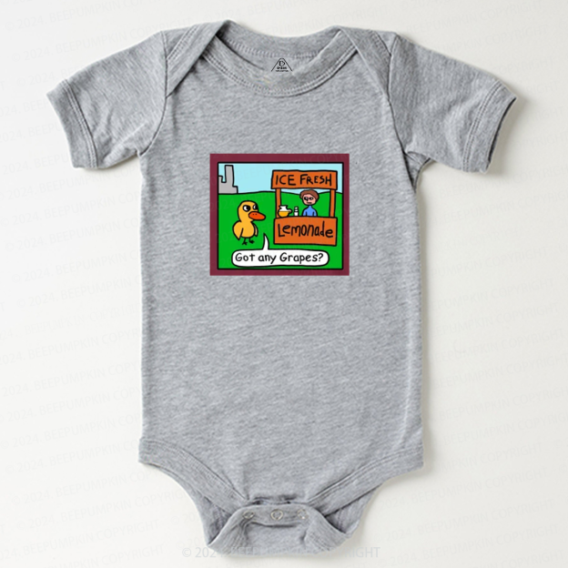 Cute Duck Animation Baby Bodysuit 8 