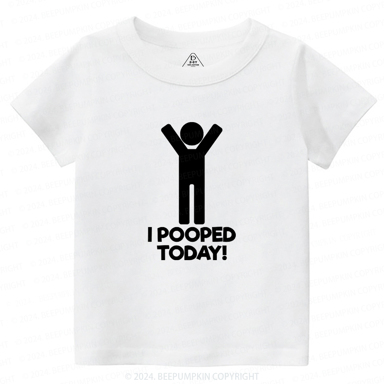 I Pooped Today Toddler&Kids Tees 7