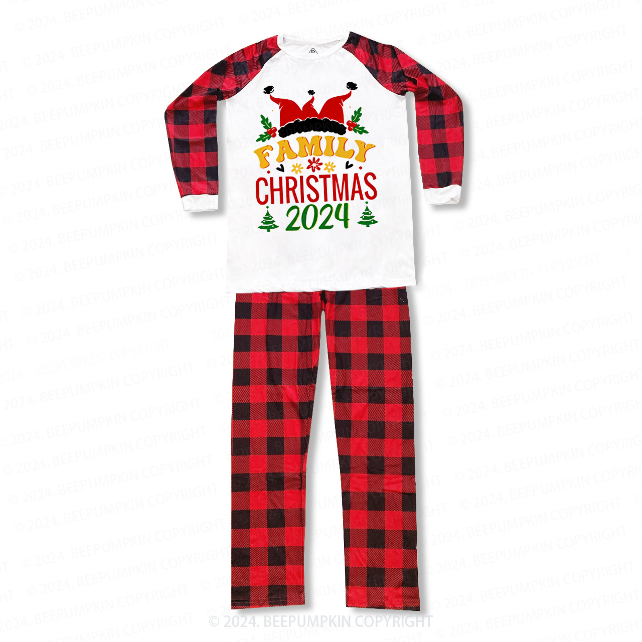 Funny Family Christmas Hat Matching Pajamas Beepumpkin