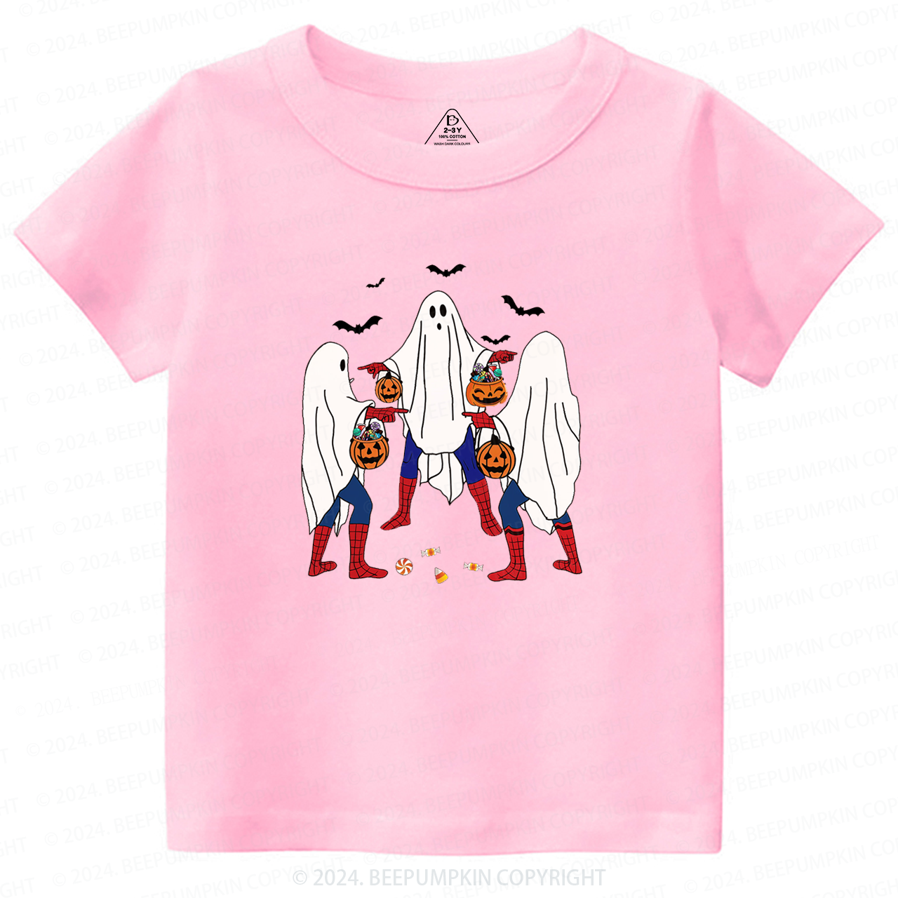 Halloween Cute Goost Toddler&Kids Tees 