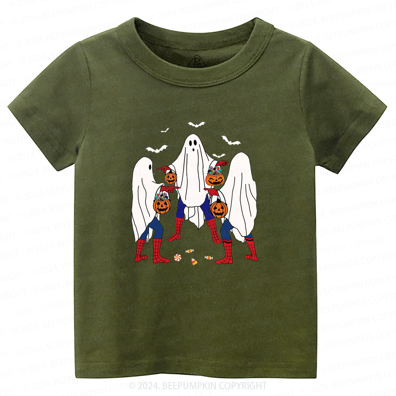 Halloween Cute Goost Toddler&Kids Tees 