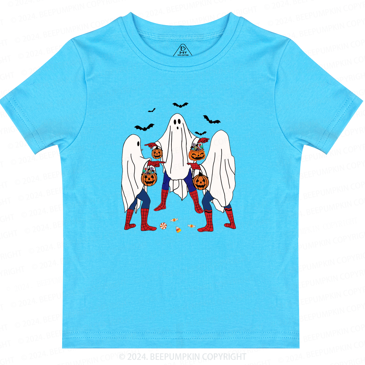 Halloween Cute Goost Toddler&Kids Tees 