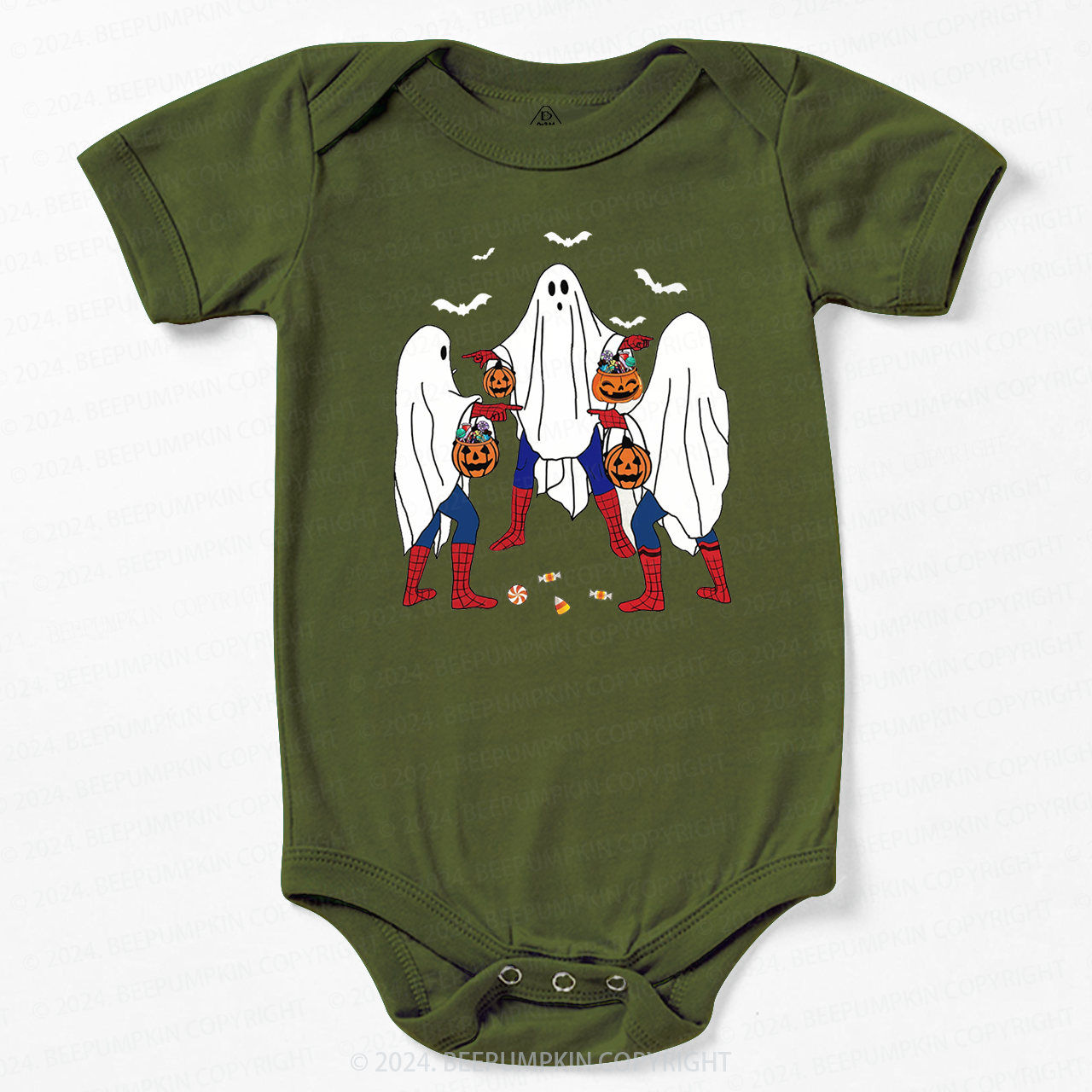 Halloween Cute Goost Baby Bodysuits 
