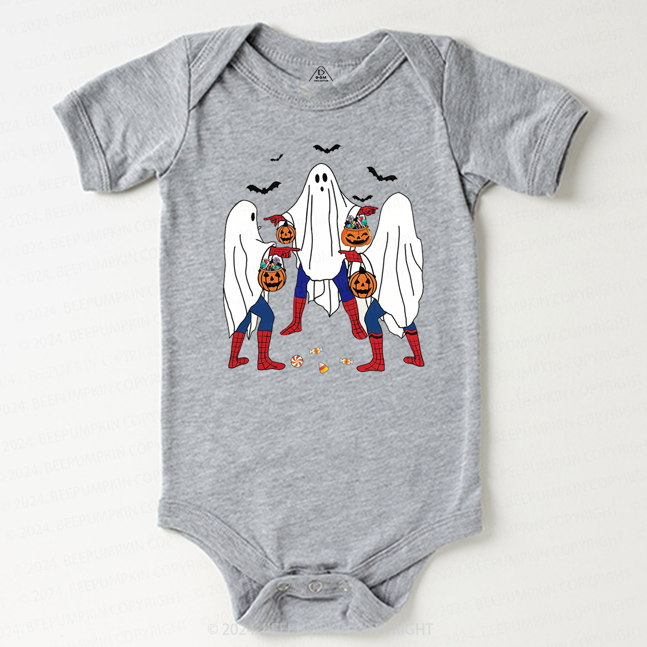Halloween Cute Goost Baby Bodysuits 