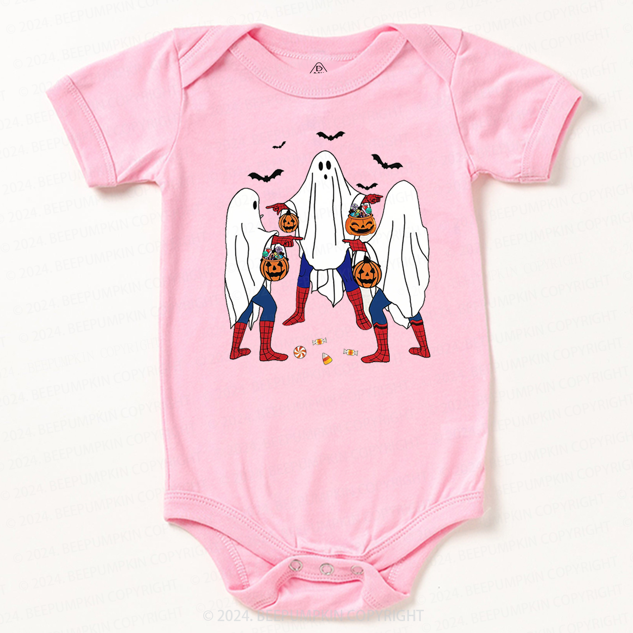 Halloween Cute Goost Baby Bodysuits 