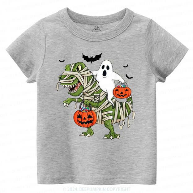 Halloween Dinosaur Ghost Toddler&Kids Tees 