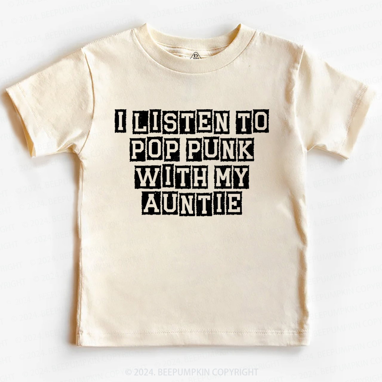  I Listen to Pop Punk With My Auntie Toddler&Kids Tees 8