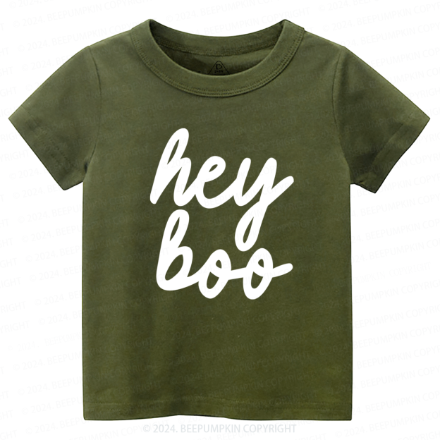 Hey Boo Halloween Toddler&Kids Tees 