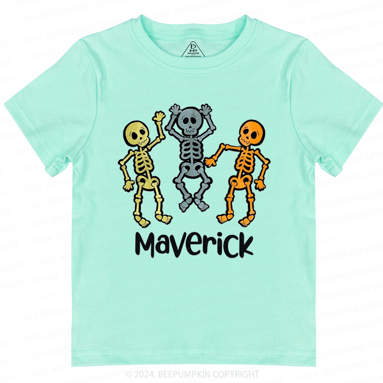 Personalized Halloween Name Toddler&Kids Tees 