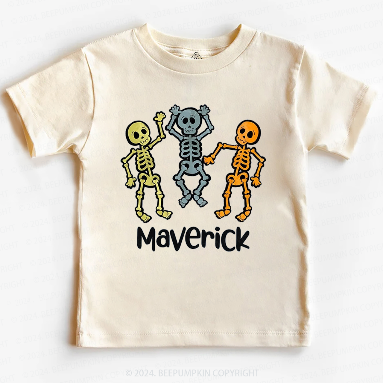 Personalized Halloween Name Toddler&Kids Tees 