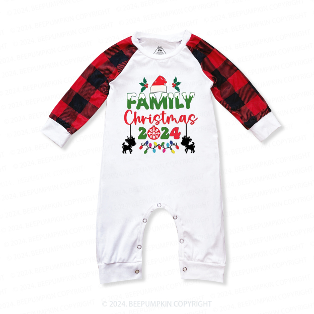 Family Christmas Cute Deer Matching Pajamas