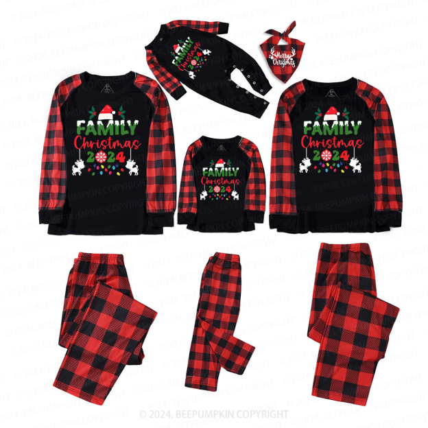 Family Christmas Cute Deer Matching Pajamas