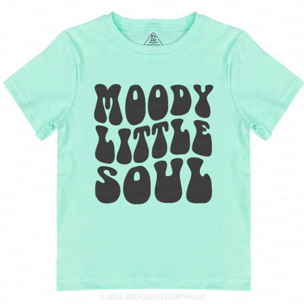 Moody Little Soul Halloween Toddler&Kids Tees