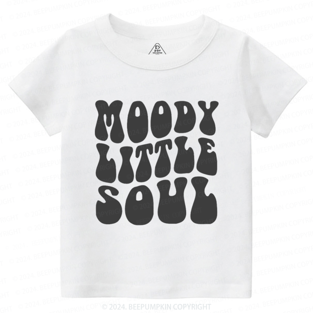 Moody Little Soul Halloween Toddler&Kids Tees