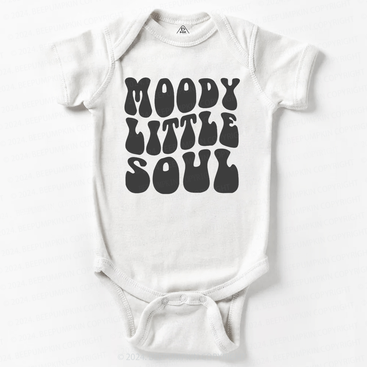 Moody Little Soul Halloween Baby Bodysuits