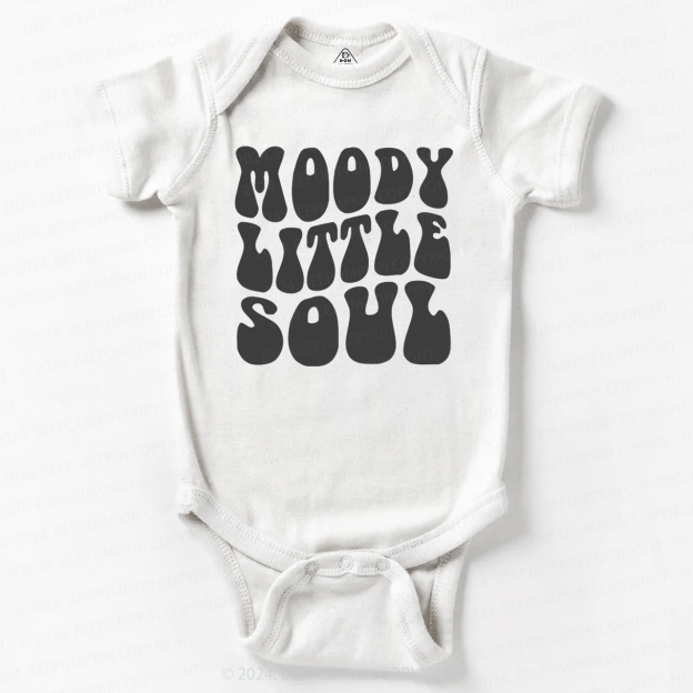 Moody Little Soul Halloween Baby Bodysuits