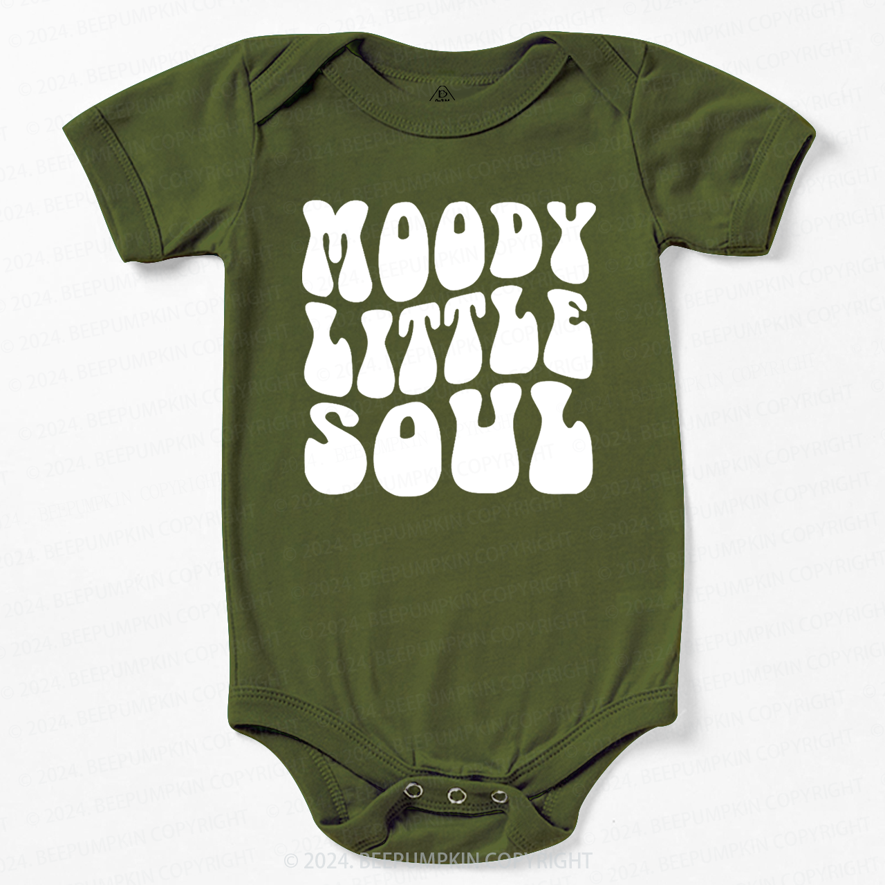 Moody Little Soul Halloween Baby Bodysuits