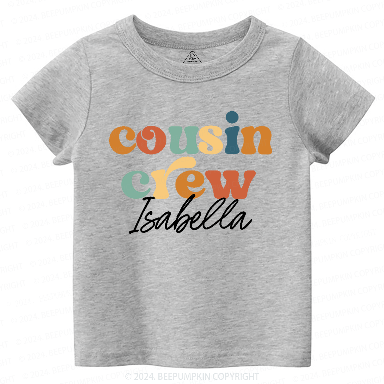 Personalized Cousin Crew Toddler&Kids Tees 