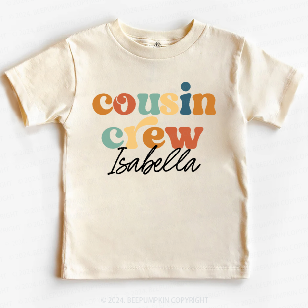 Personalized Cousin Crew Toddler&Kids Tees 