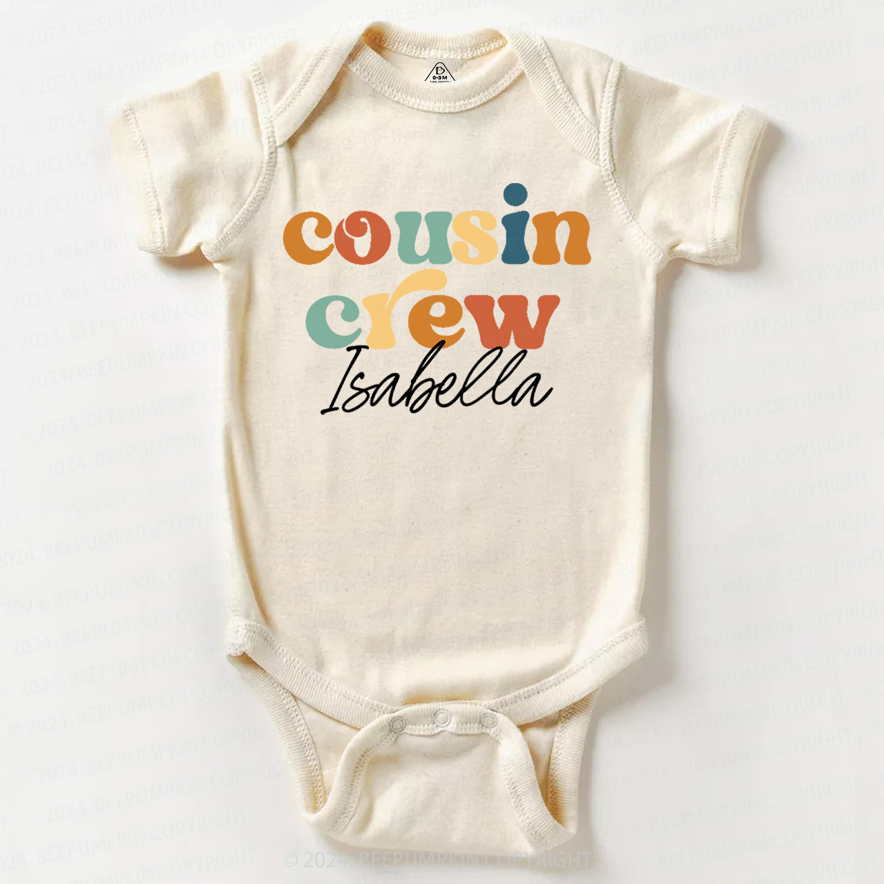 Personalized Cousin Crew Baby Bodysuit 