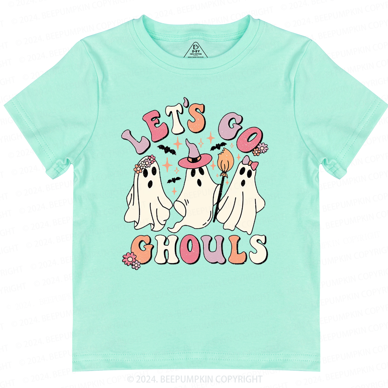 Let's Go Ghouls Halloween Toddler&Kids Tees 