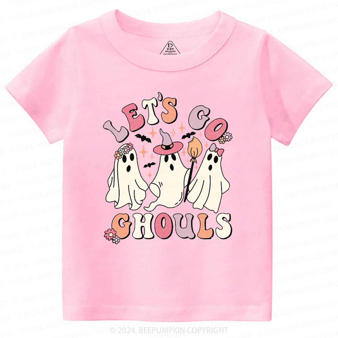 Let's Go Ghouls Halloween Toddler&Kids Tees 