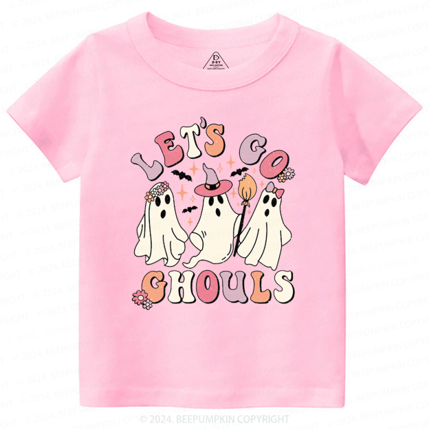 Let's Go Ghouls Halloween Toddler&Kids Tees 