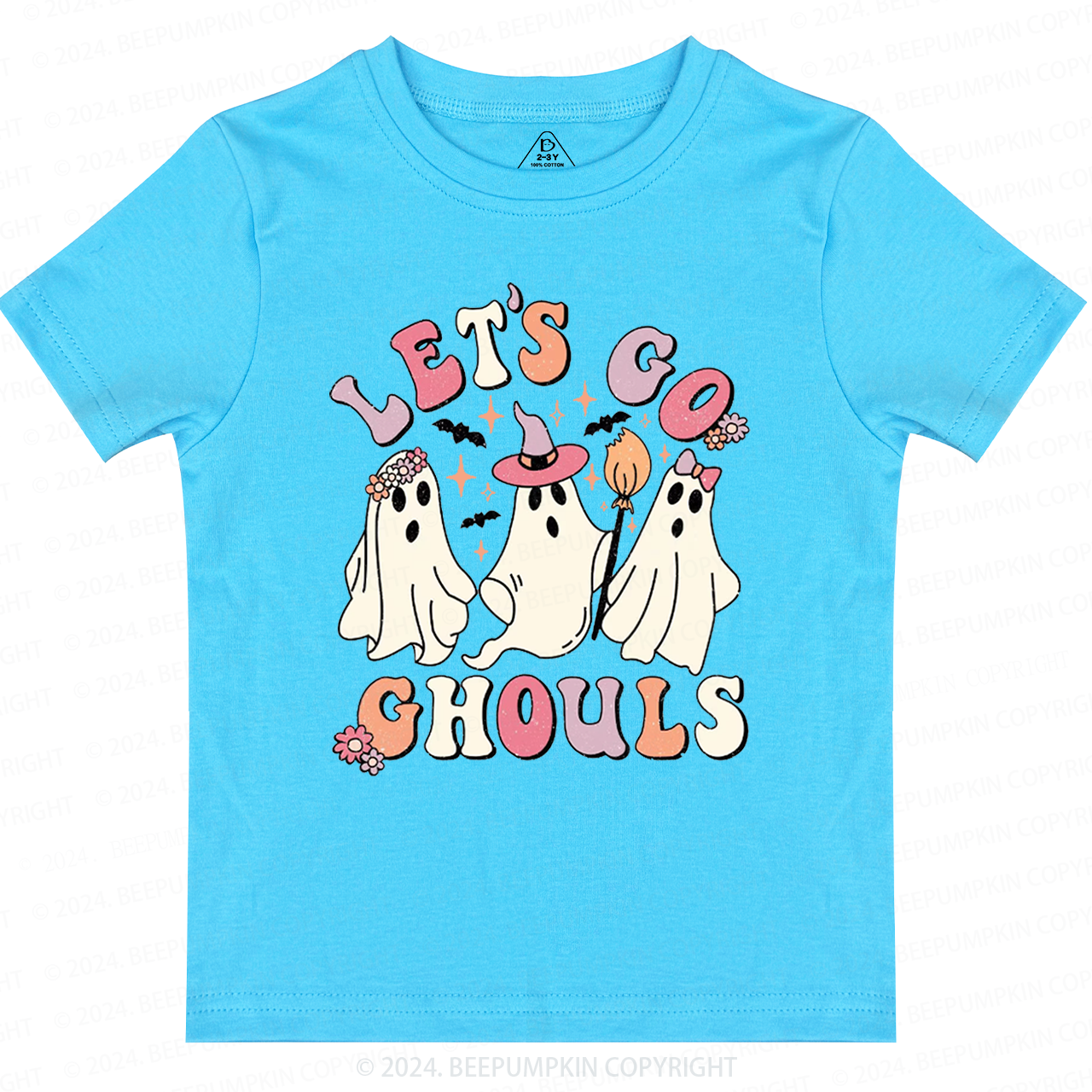 Let's Go Ghouls Halloween Toddler&Kids Tees 