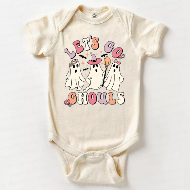 Let's Go Ghouls Halloween Baby Bodysuits 