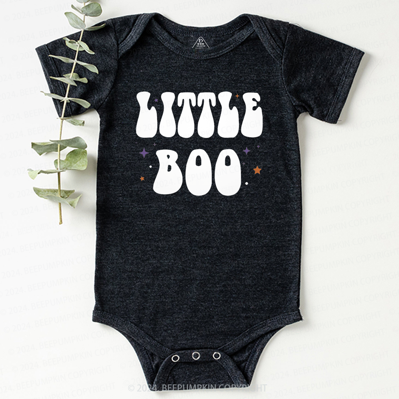 Little Boo Halloween Baby Bodysuits 