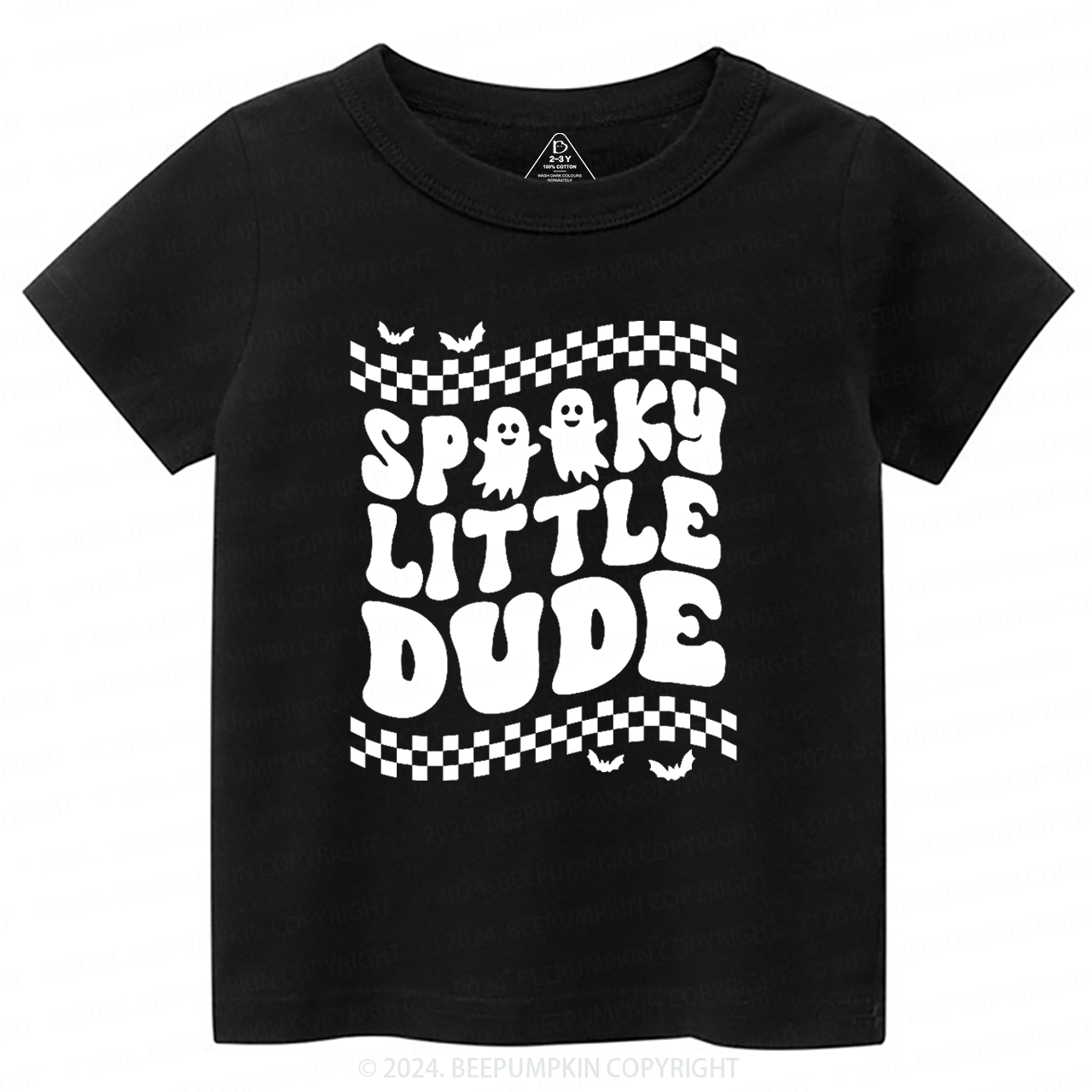 Spooky Little Dude Halloween Toddler&Kids Tees 