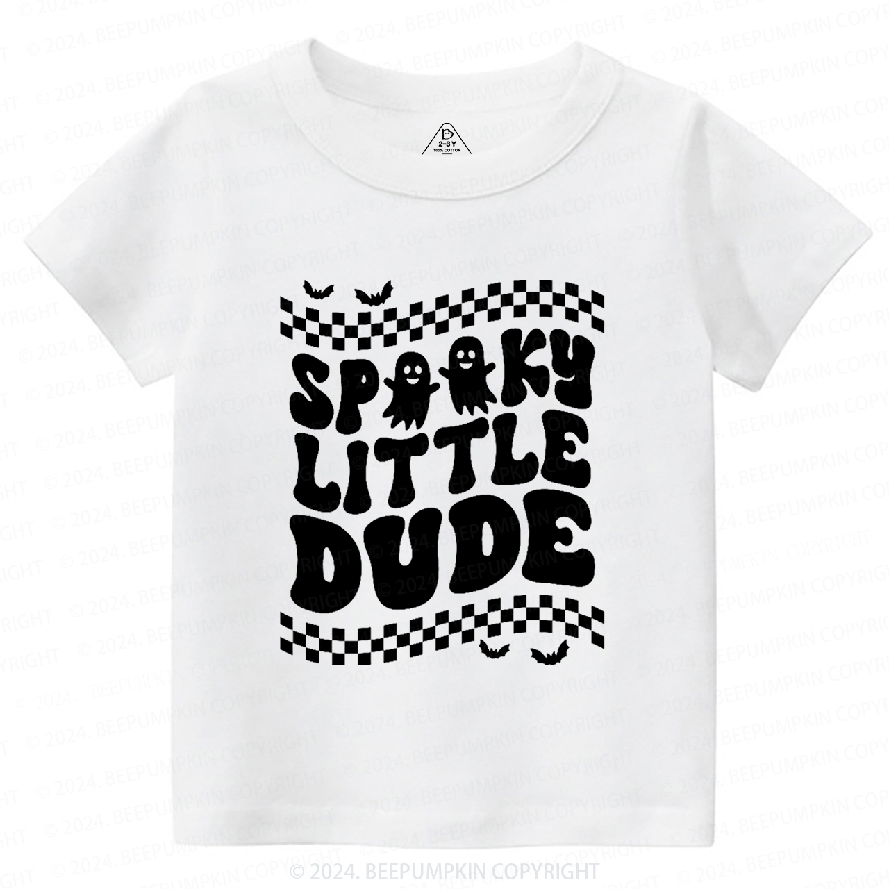 Spooky Little Dude Halloween Toddler&Kids Tees 