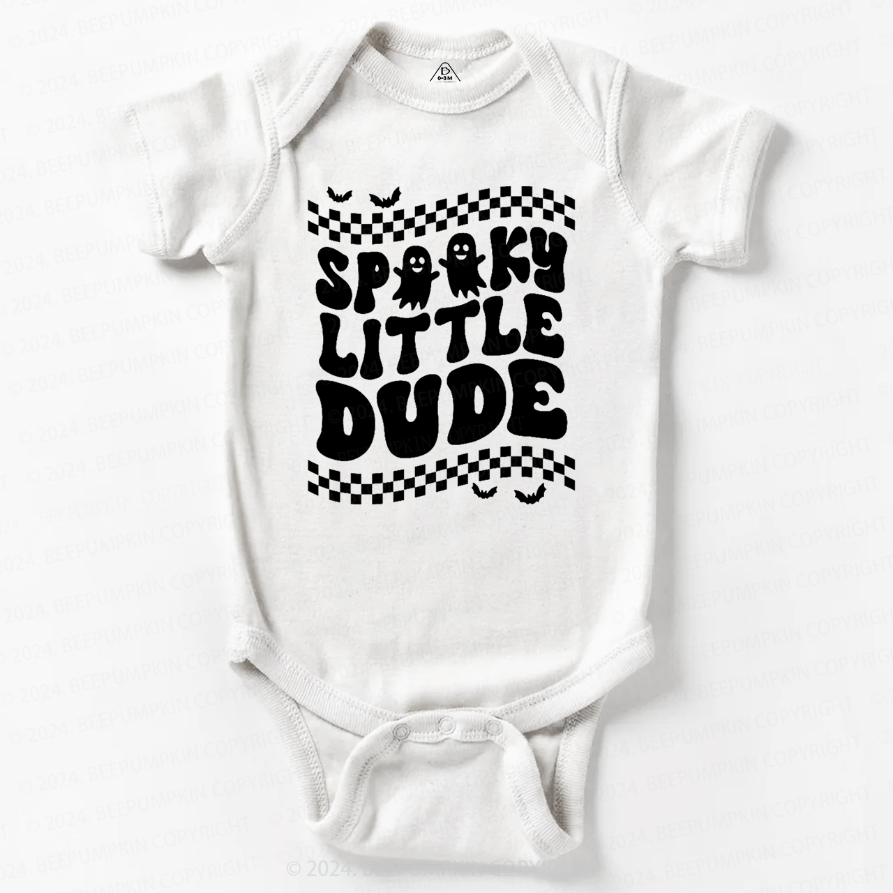 Spooky Little Dude Halloween Baby Bodysuits 