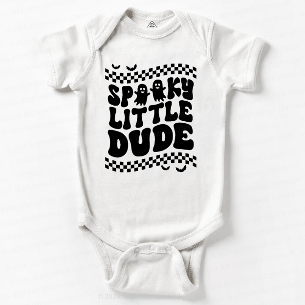 Spooky Little Dude Halloween Baby Bodysuits 