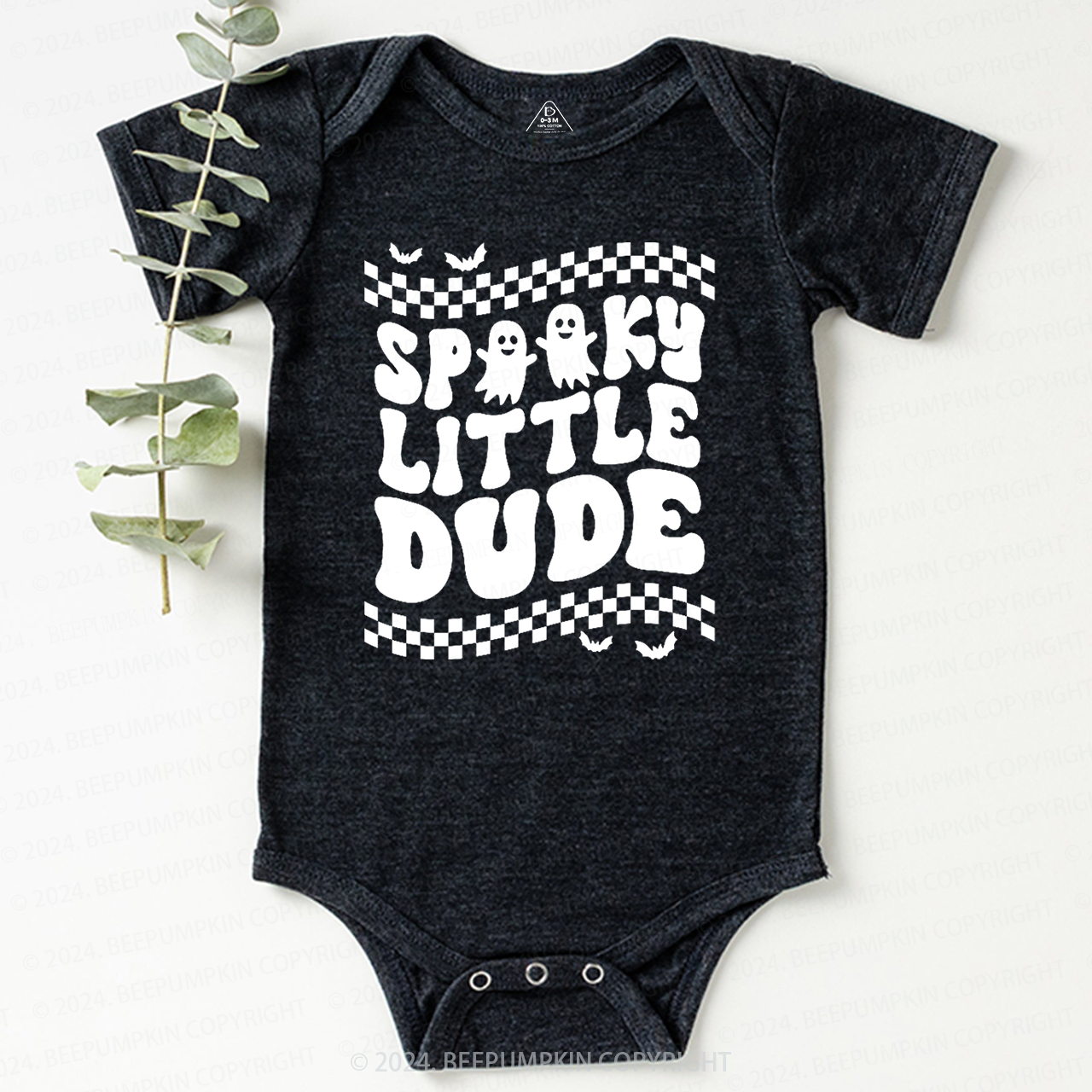 Spooky Little Dude Halloween Baby Bodysuits 