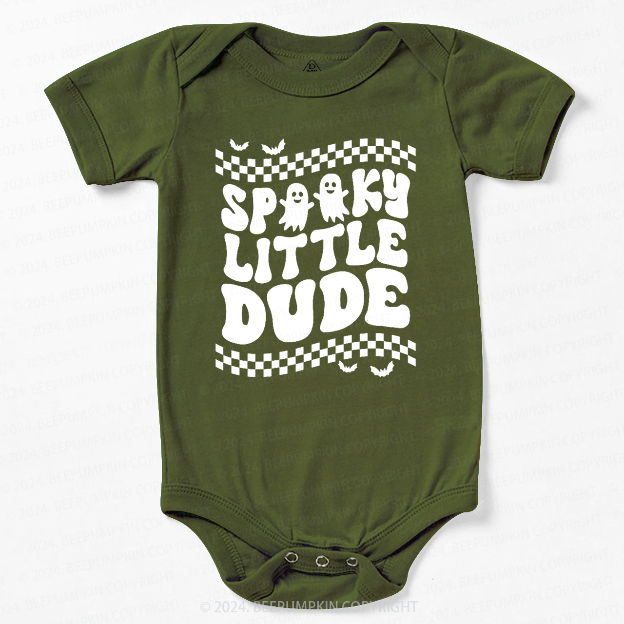 Spooky Little Dude Halloween Baby Bodysuits 