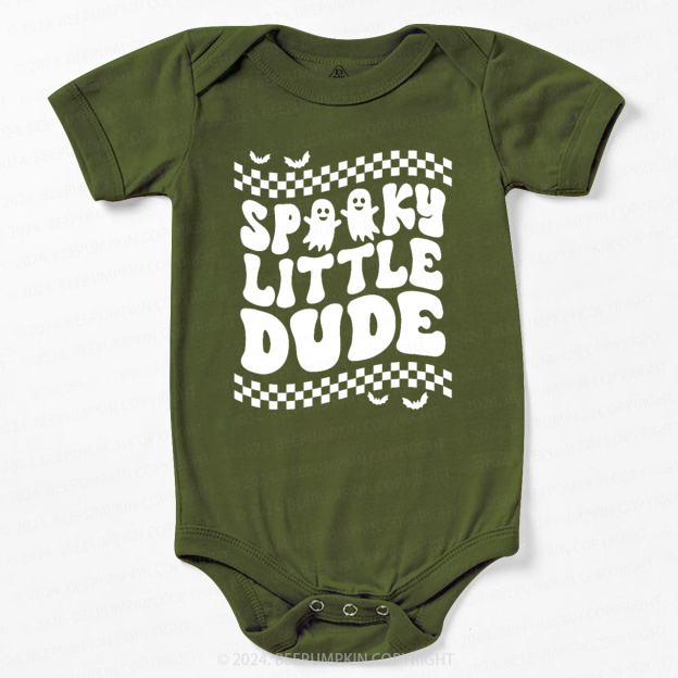 Spooky Little Dude Halloween Baby Bodysuits 
