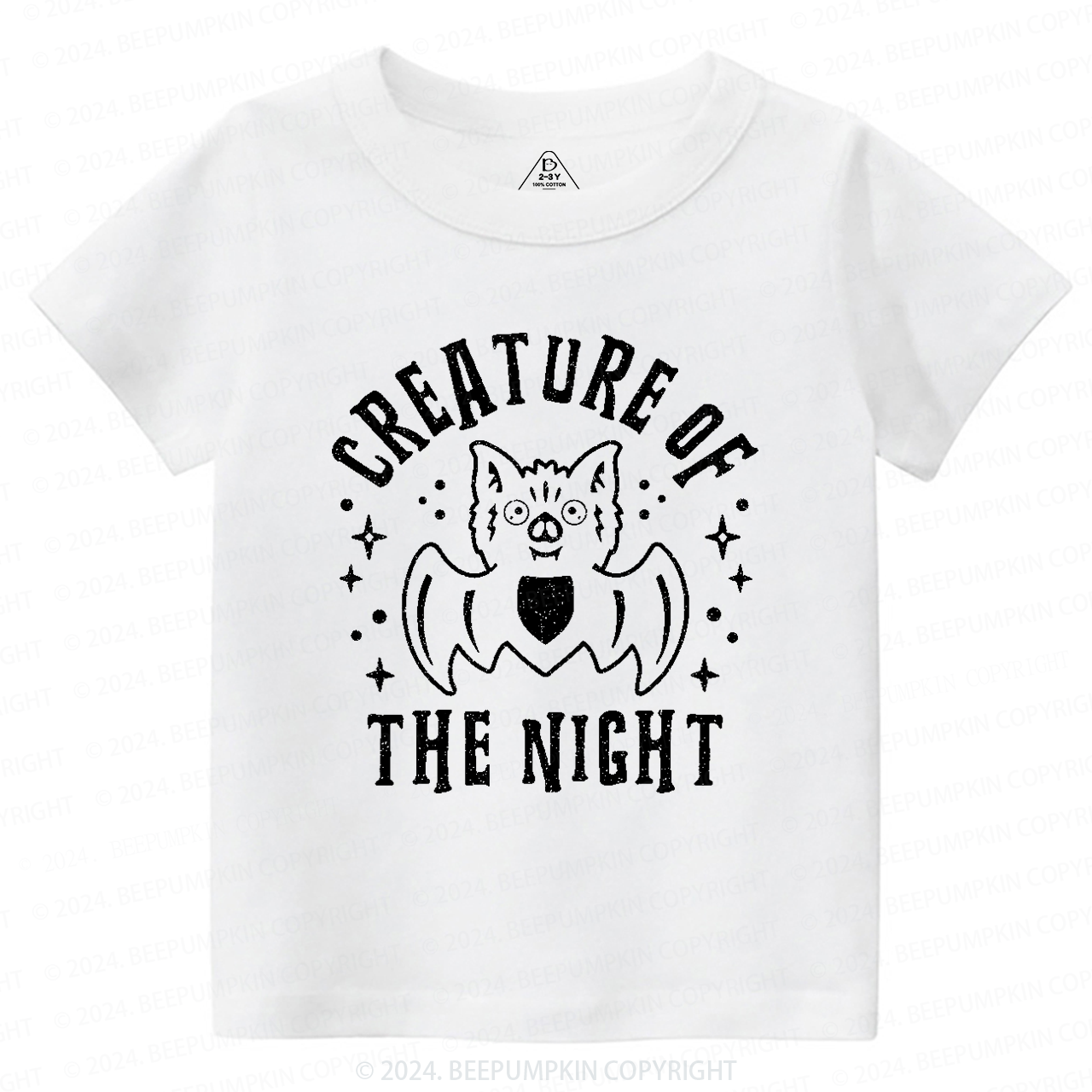 Creature Of The Night Halloween Toddler&Kids Tees 