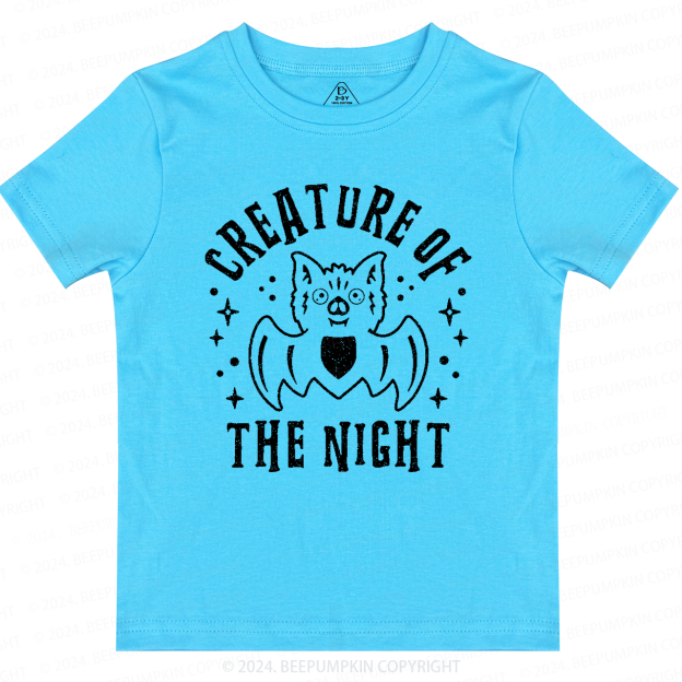 Creature Of The Night Halloween Toddler&Kids Tees 